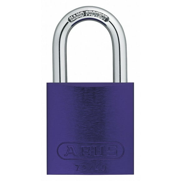 Padlock padlocks padlock 40 mm hanger 55 purple for engraving